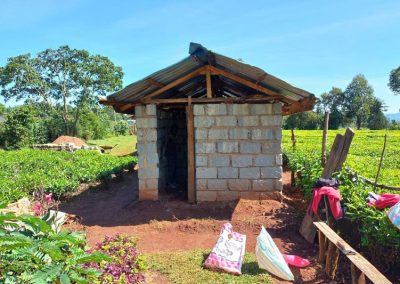 Bau des Sanitärgebäudes - Destiny Finder Kapsabet, Kenia